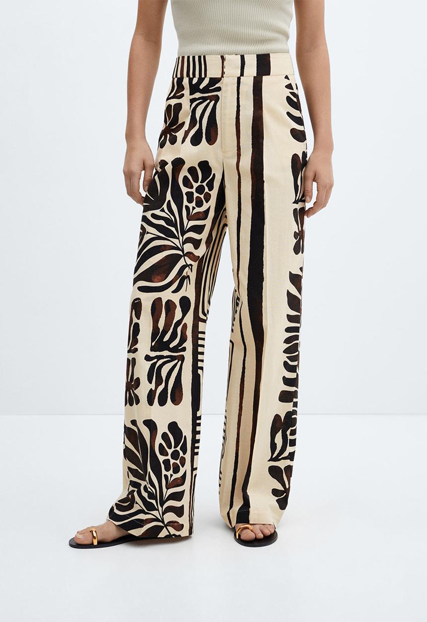 MANGO - Trousers karina - brown