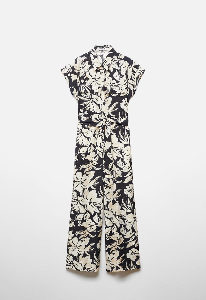 MANGO - Plus one-piece suit ecuador - black
