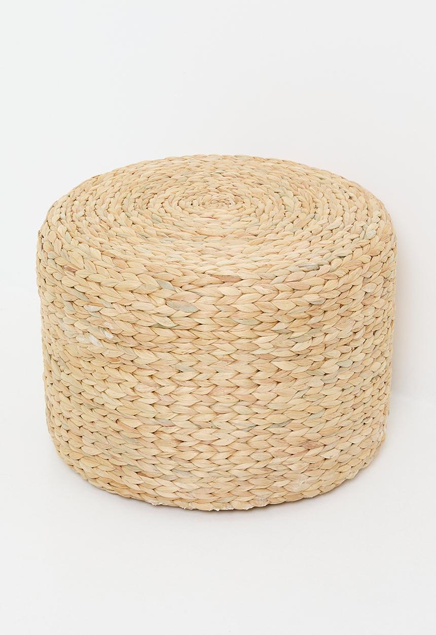 Sixth Floor - Luanda Hyacinth floor ottoman-Natural