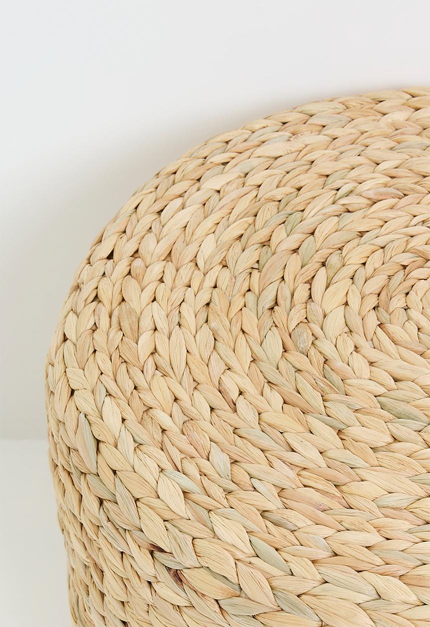 Sixth Floor - Luanda Hyacinth floor ottoman-Natural