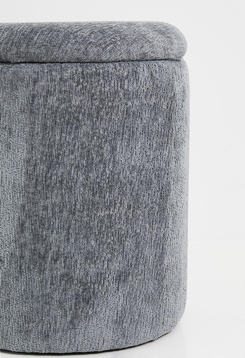 Sixth Floor - Beckett storage ottoman - Charcoal