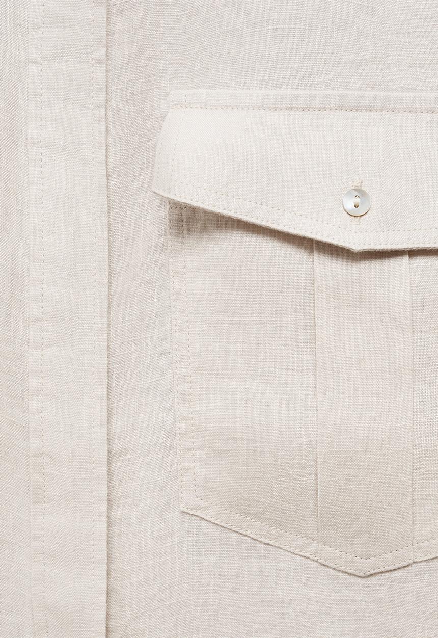 MANGO - Plus shirt pacha - light pastel beige