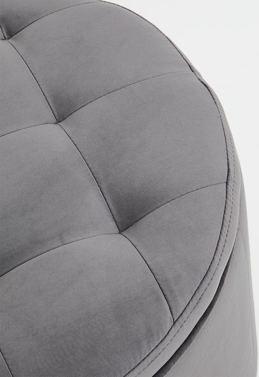 Sixth Floor - Retina ottoman with storage - vic  dark grey