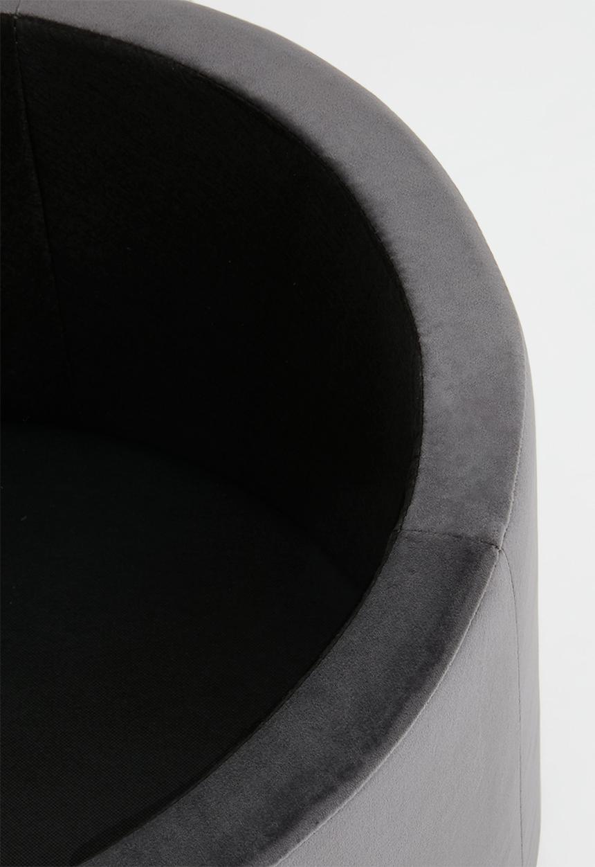 Sixth Floor - Retina ottoman with storage - vic  dark grey