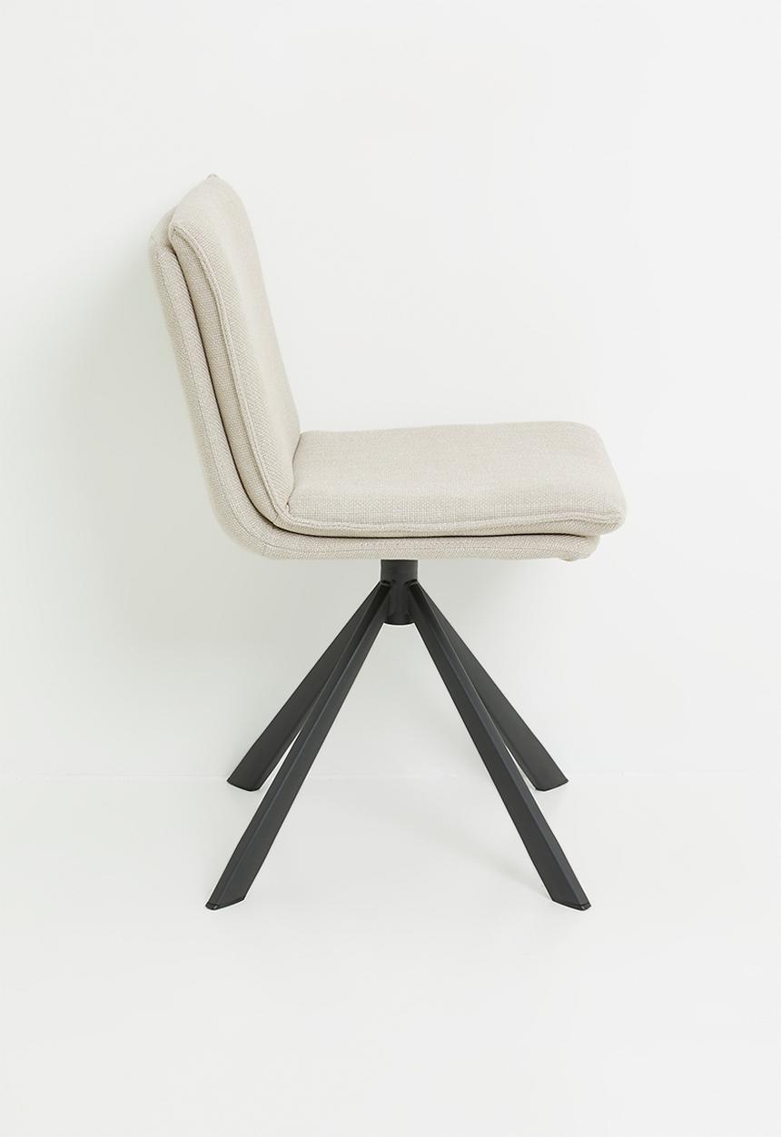 Sixth Floor - Flynn swivel dining chair - Basel  beige