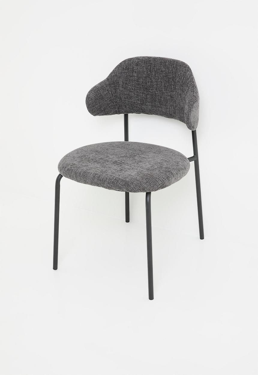 Sixth Floor - Sherry chenille dining chair-grey