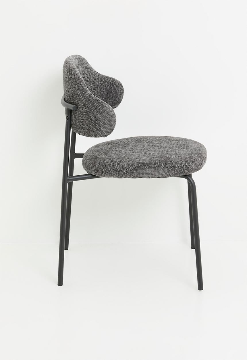 Sixth Floor - Sherry chenille dining chair-grey