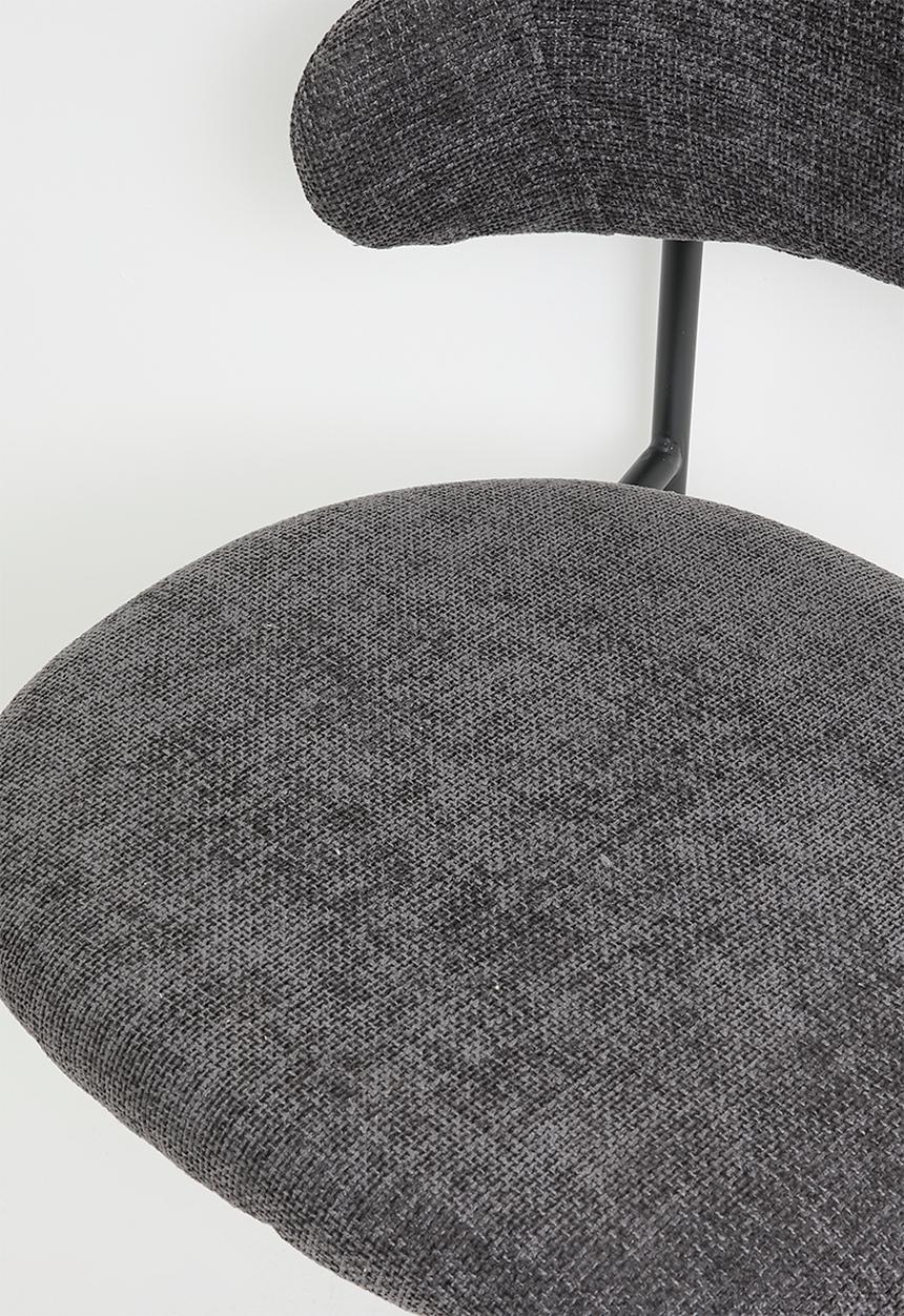 Sixth Floor - Sherry chenille dining chair-grey