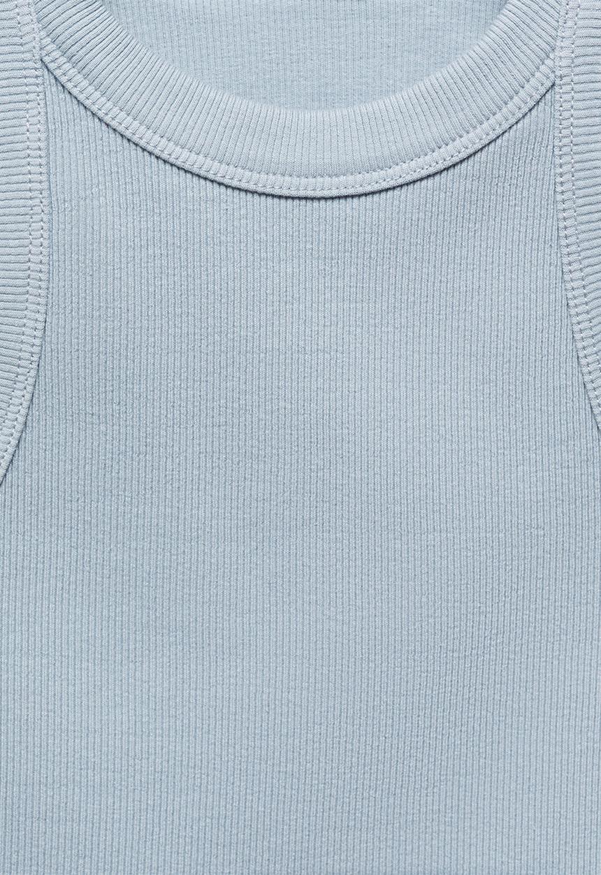 MANGO - T-shirt angelina - medium blue