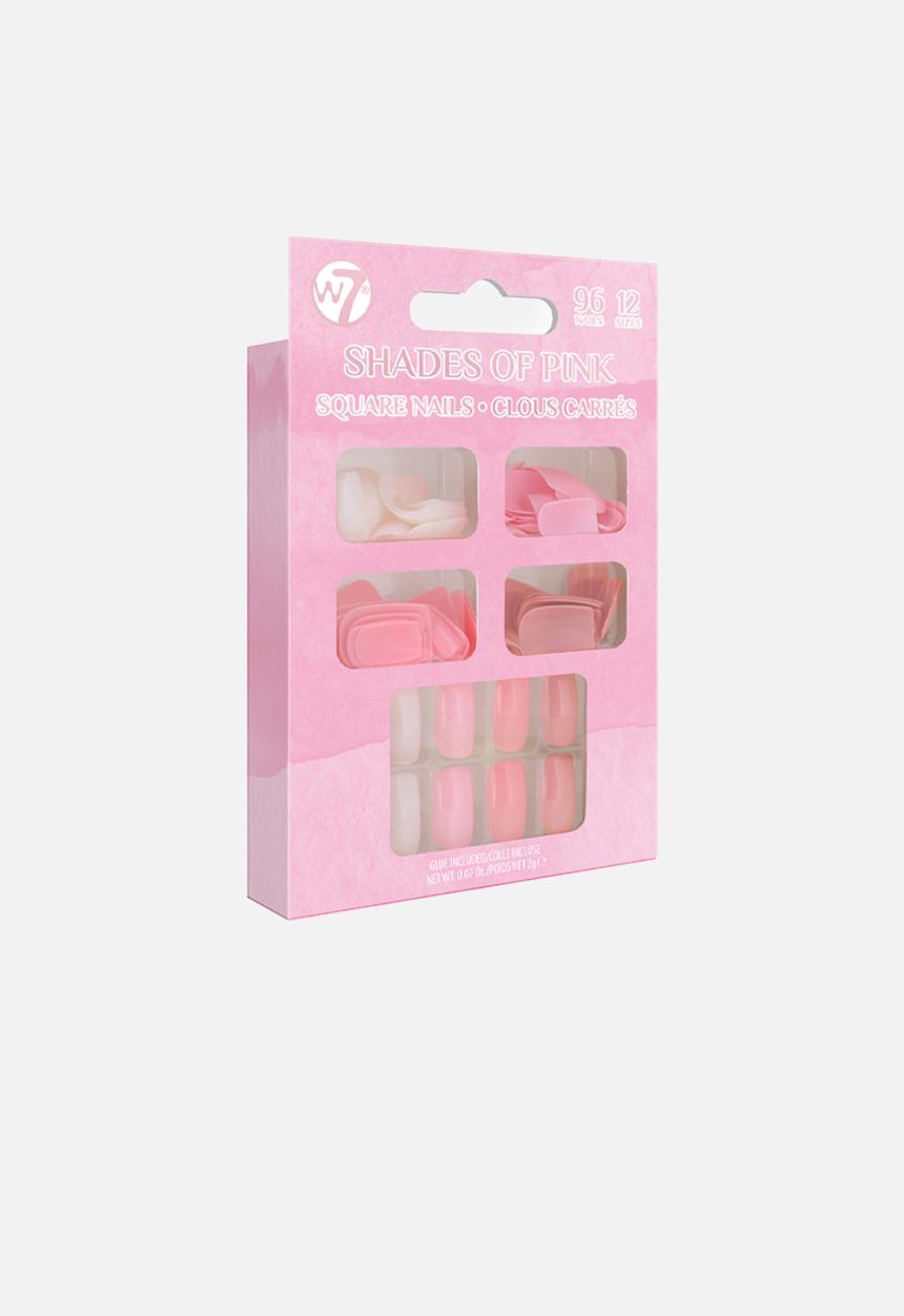 W7 Cosmetics - Shades of Pinks - 96pcs Nails Set