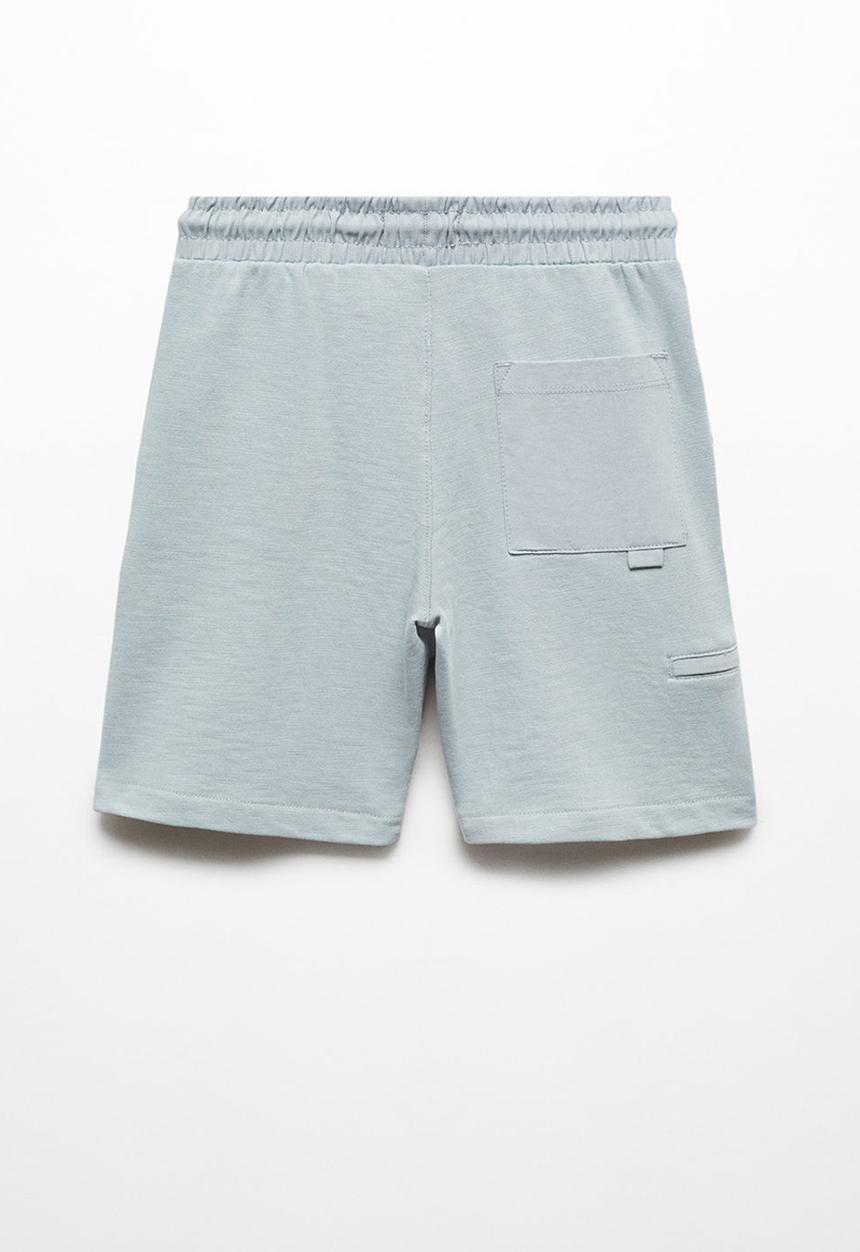 MANGO - Bermuda shorts day - light pastel blue