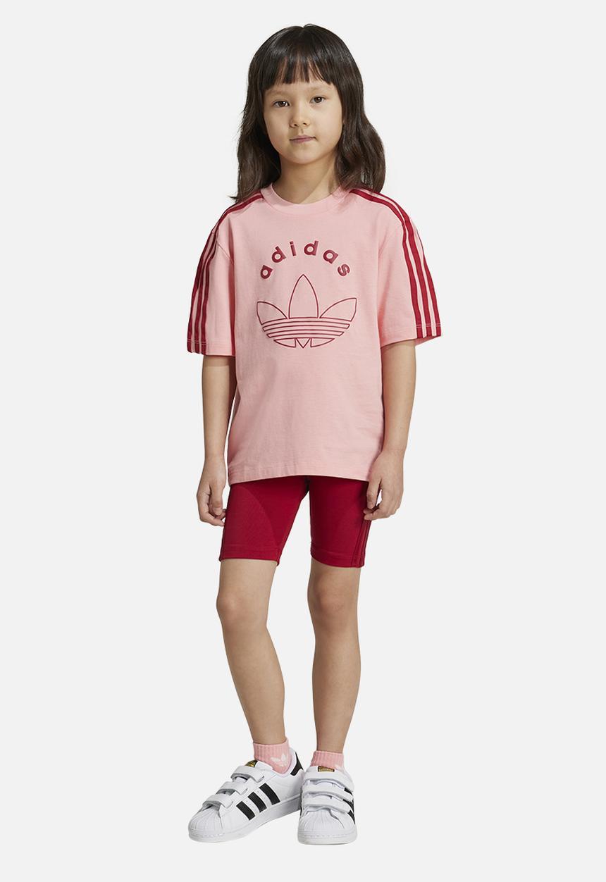 adidas Originals - Cycl. Short Set - Semi Pink Spark/Team Victory Red