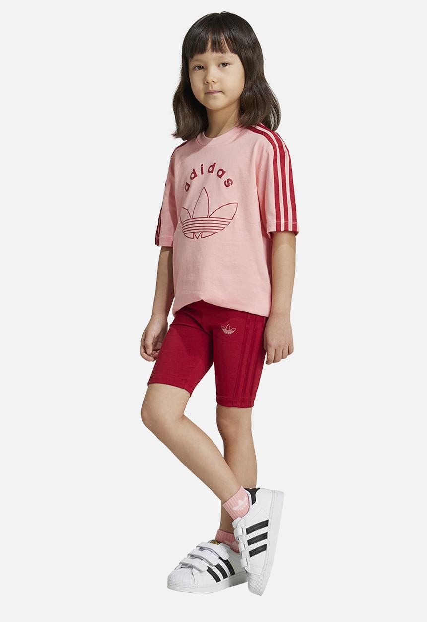 adidas Originals - Cycl. Short Set - Semi Pink Spark/Team Victory Red