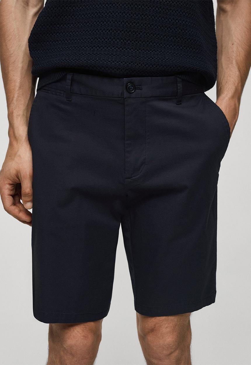 MANGO - Bermuda shorts gracia - navy
