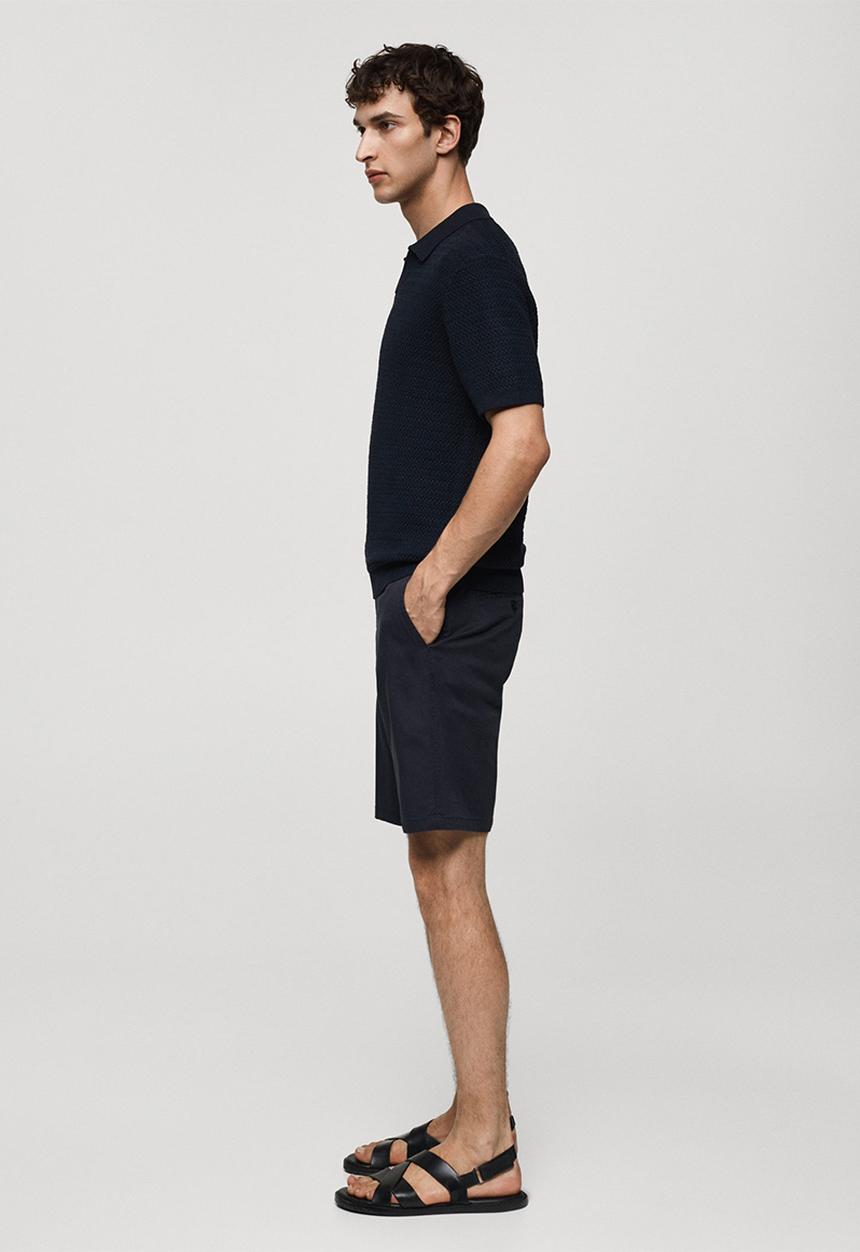 MANGO - Bermuda shorts gracia - navy
