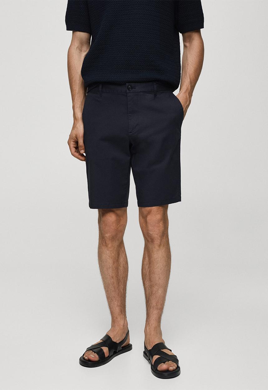 MANGO - Bermuda shorts gracia - navy