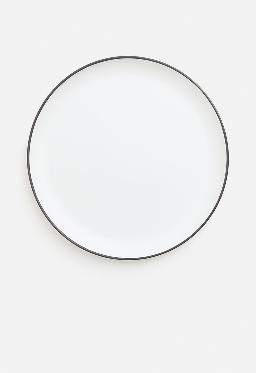 Excellent Houseware - Saga outdoor plate set of 4 - white