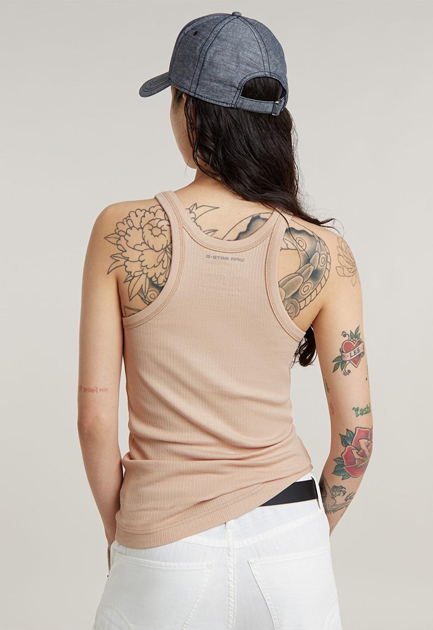 G-STAR - Italian army ultra slim tank top wmn - moonlight