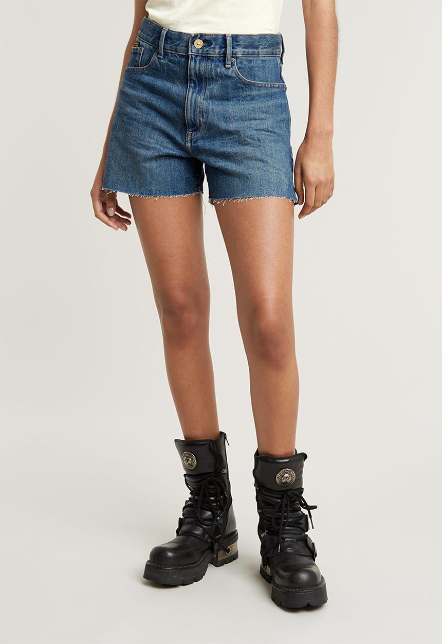 G-STAR - High short split wmn - antique faded spear blue