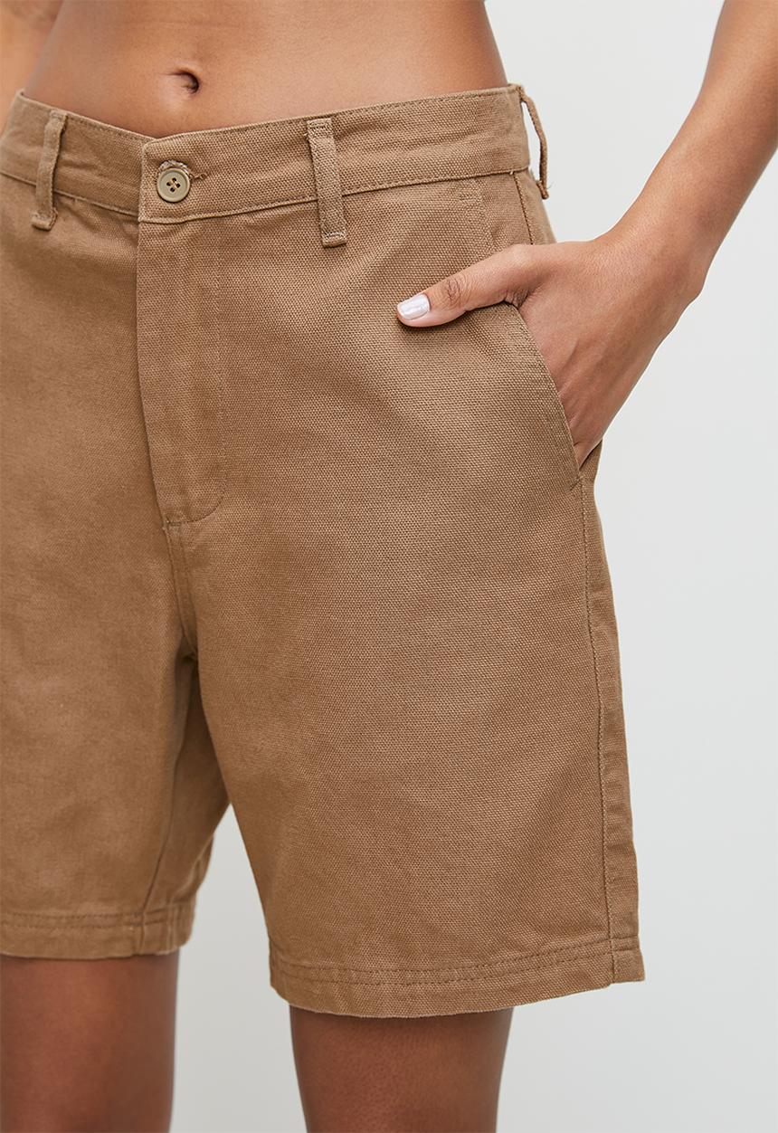 Trendyol - Mink Regular Fit Bermuda Shorts - Mink