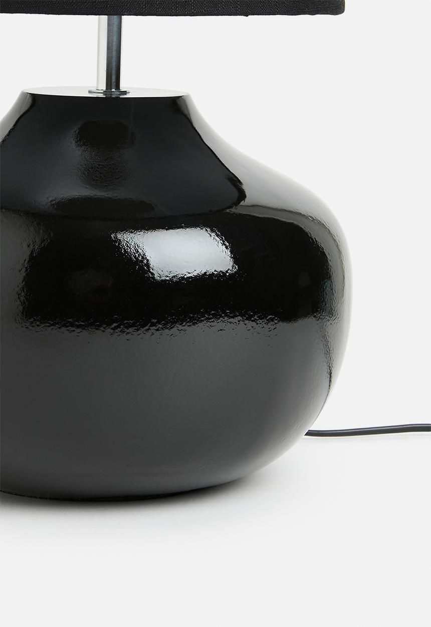 Sixth Floor - Cylinder table lamp - Black