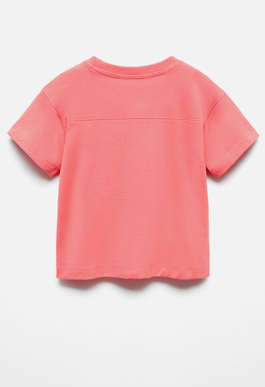MANGO - T-shirt pinguino - light/pastel orange