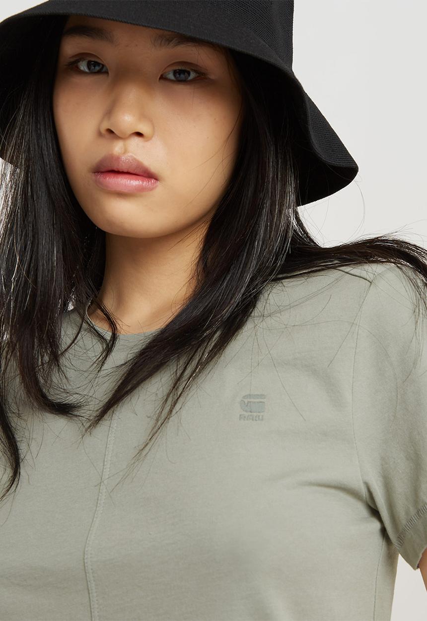 G-STAR - Front seam r t wmn - wrought iron