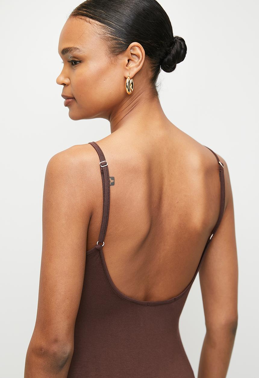 Superbalist - 2 Pack Strappy Bodycon - choc & beige