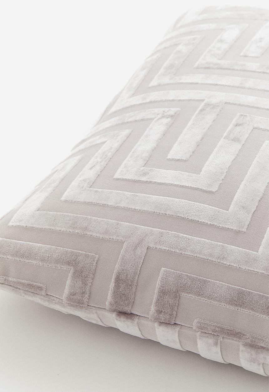 H&M - Velvet cushion cover - grey