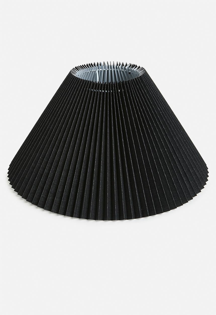 Sixth Floor - Concetina lamp shade - Black