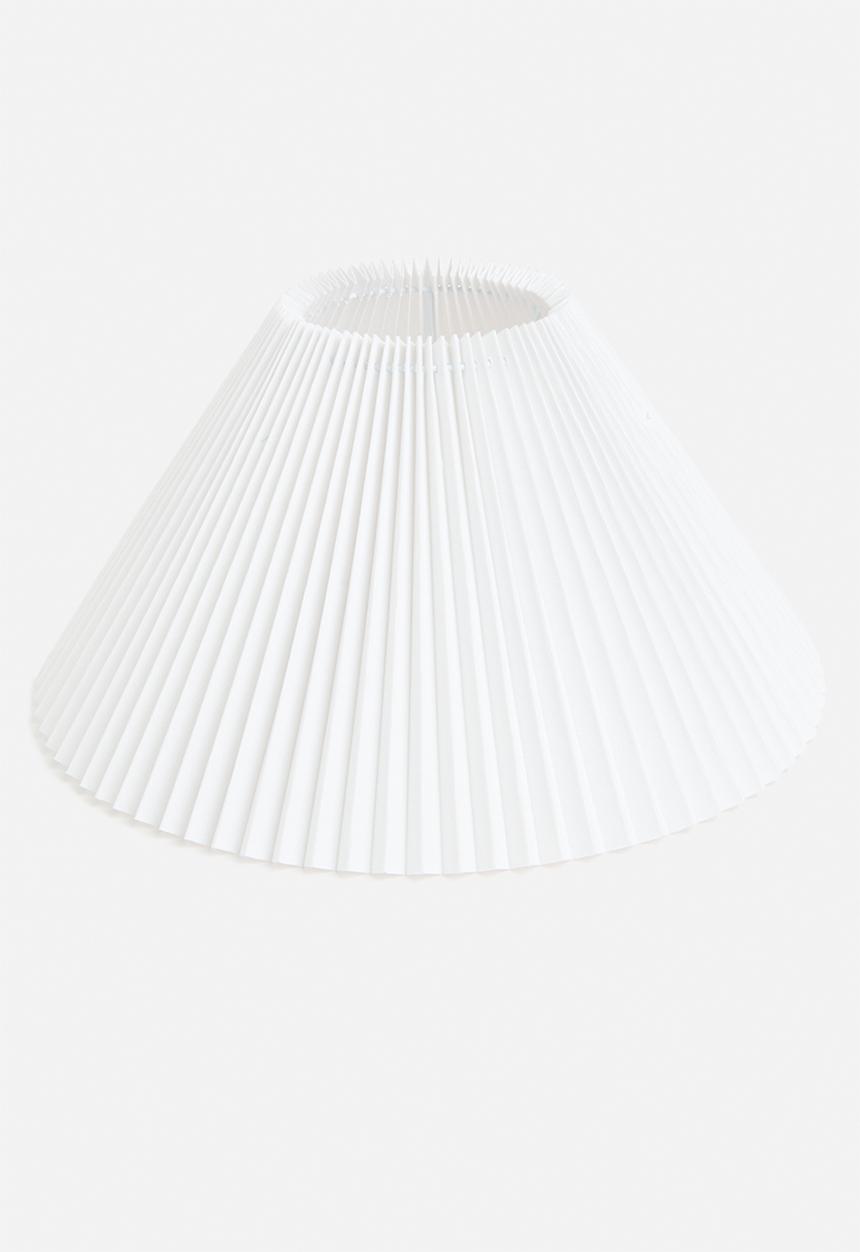 Sixth Floor - Concetina lamp shade - white