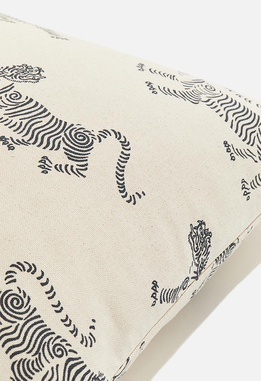 H&M - Patterned cushion cover - beige