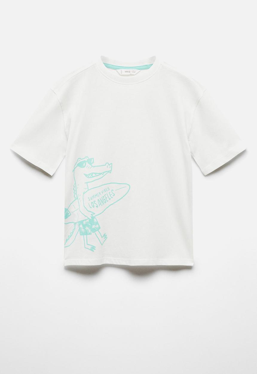 MANGO - T-shirt esen1 - neutral