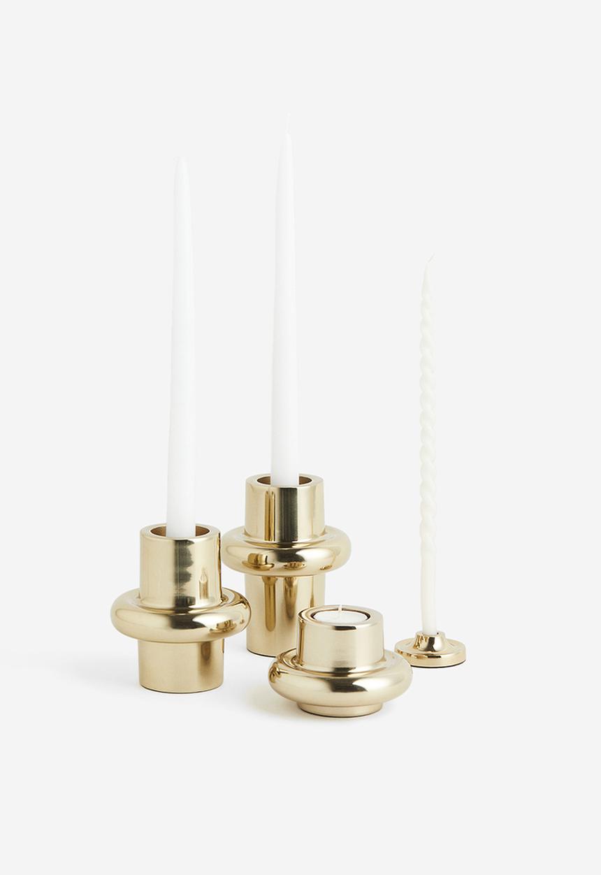 H&M - Metal candlestick - gold