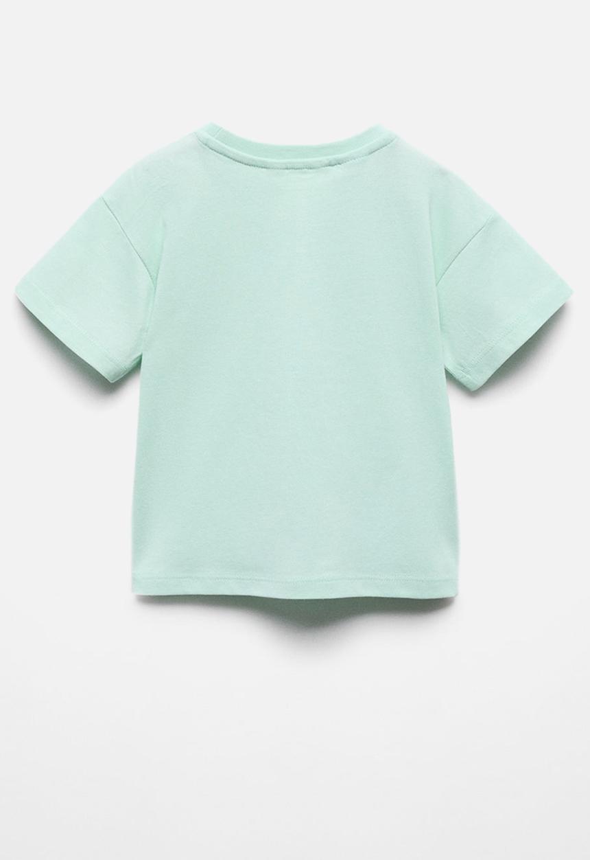 MANGO - T-shirt brigade - turquoise/aqua
