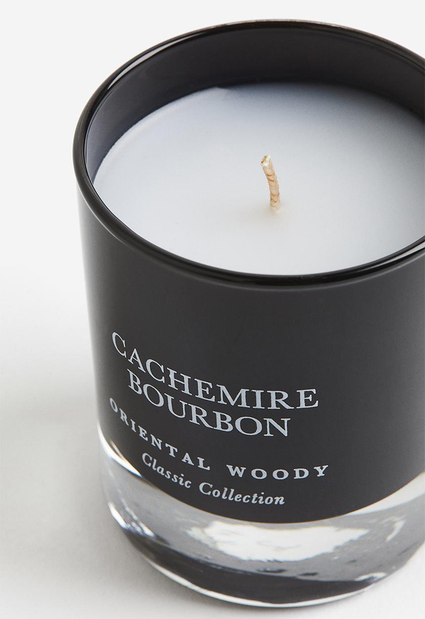 H&M - Scented candle in glass holder - black
