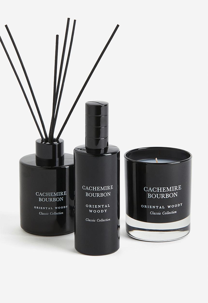 H&M - Scented candle in glass holder - black