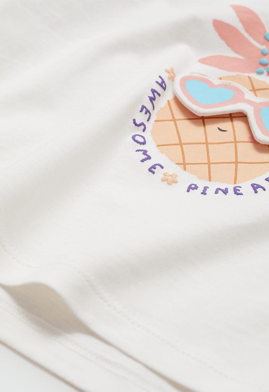 MANGO - T-shirt pina - neutral