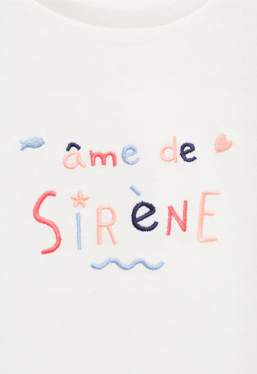 MANGO - T-shirt sirene - neutral