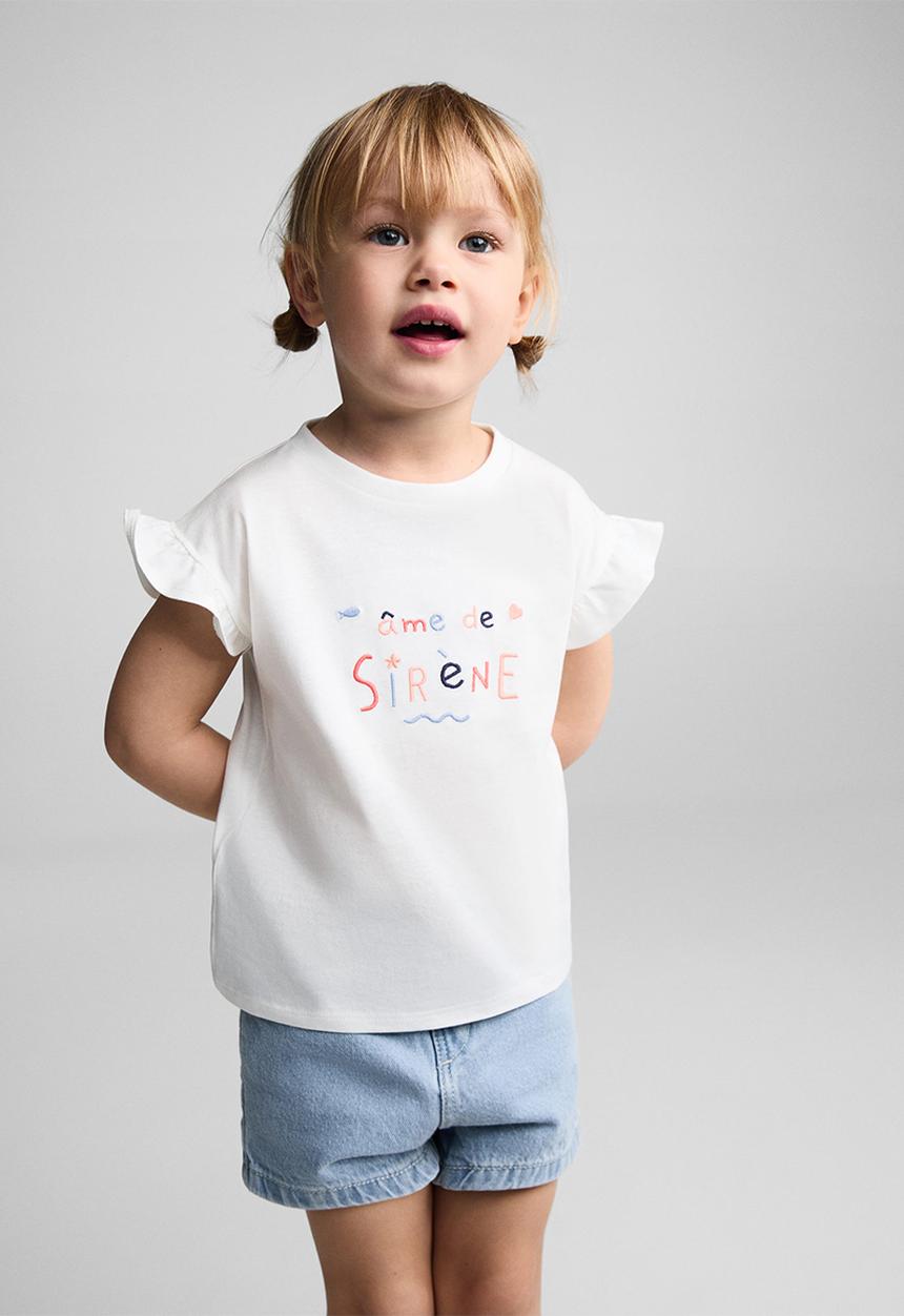 MANGO - T-shirt sirene - neutral