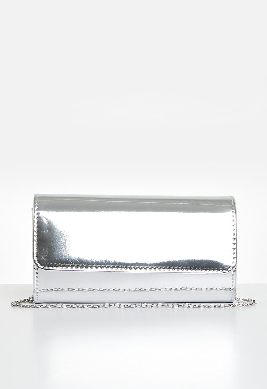 MILLA - Nia clutch bag-silver