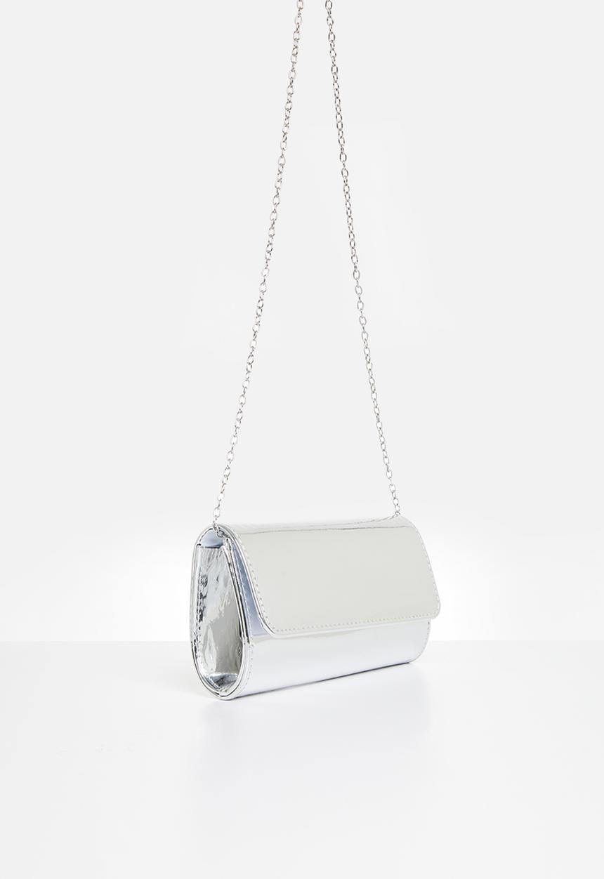 MILLA - Nia clutch bag-silver