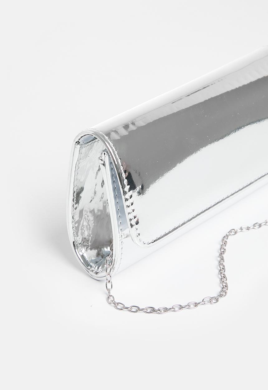 MILLA - Nia clutch bag-silver