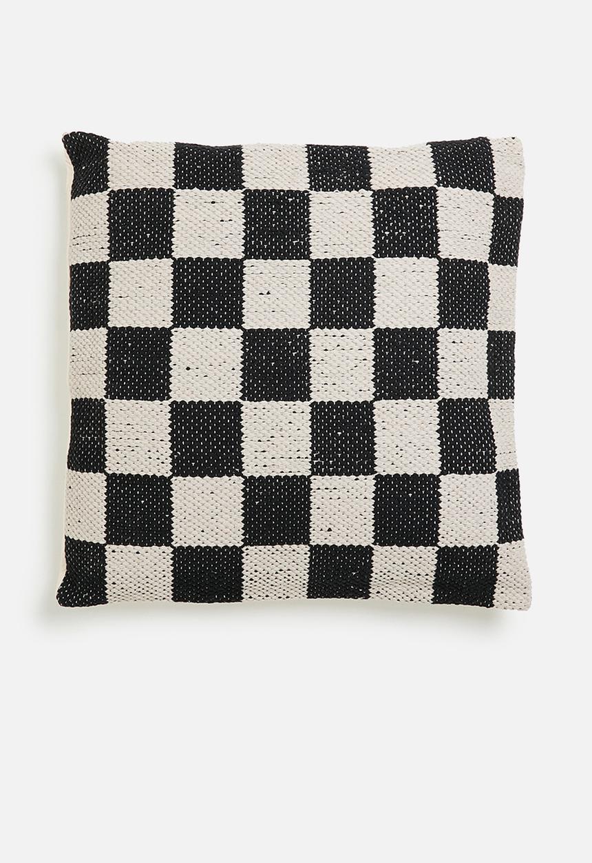 H&S - Check out floor cushion - black