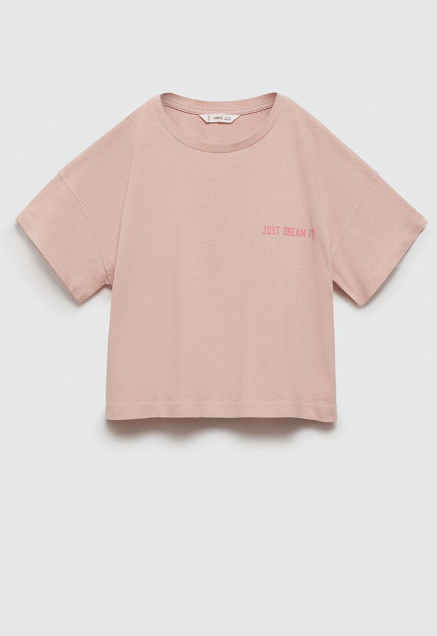 MANGO - T-shirt skate - pink