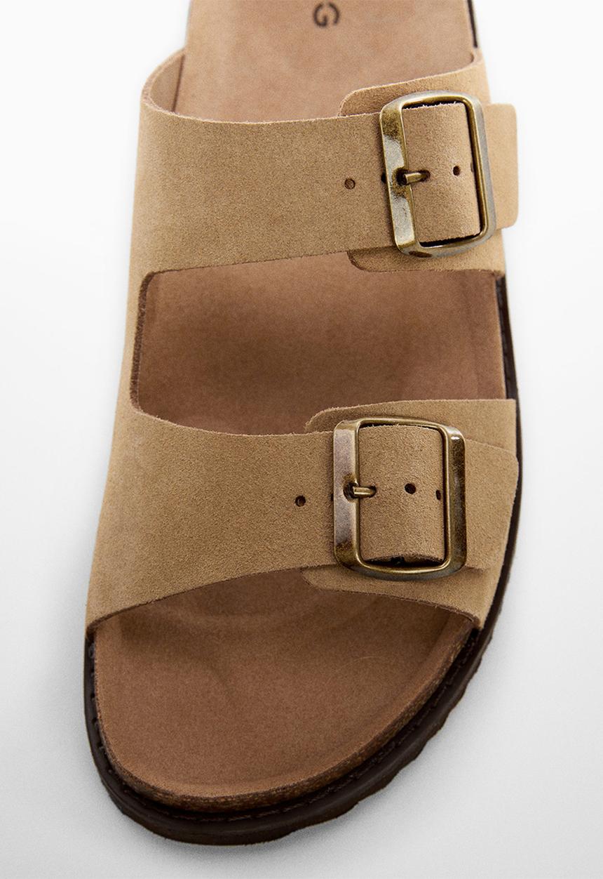 MANGO - Sandals bio - sand