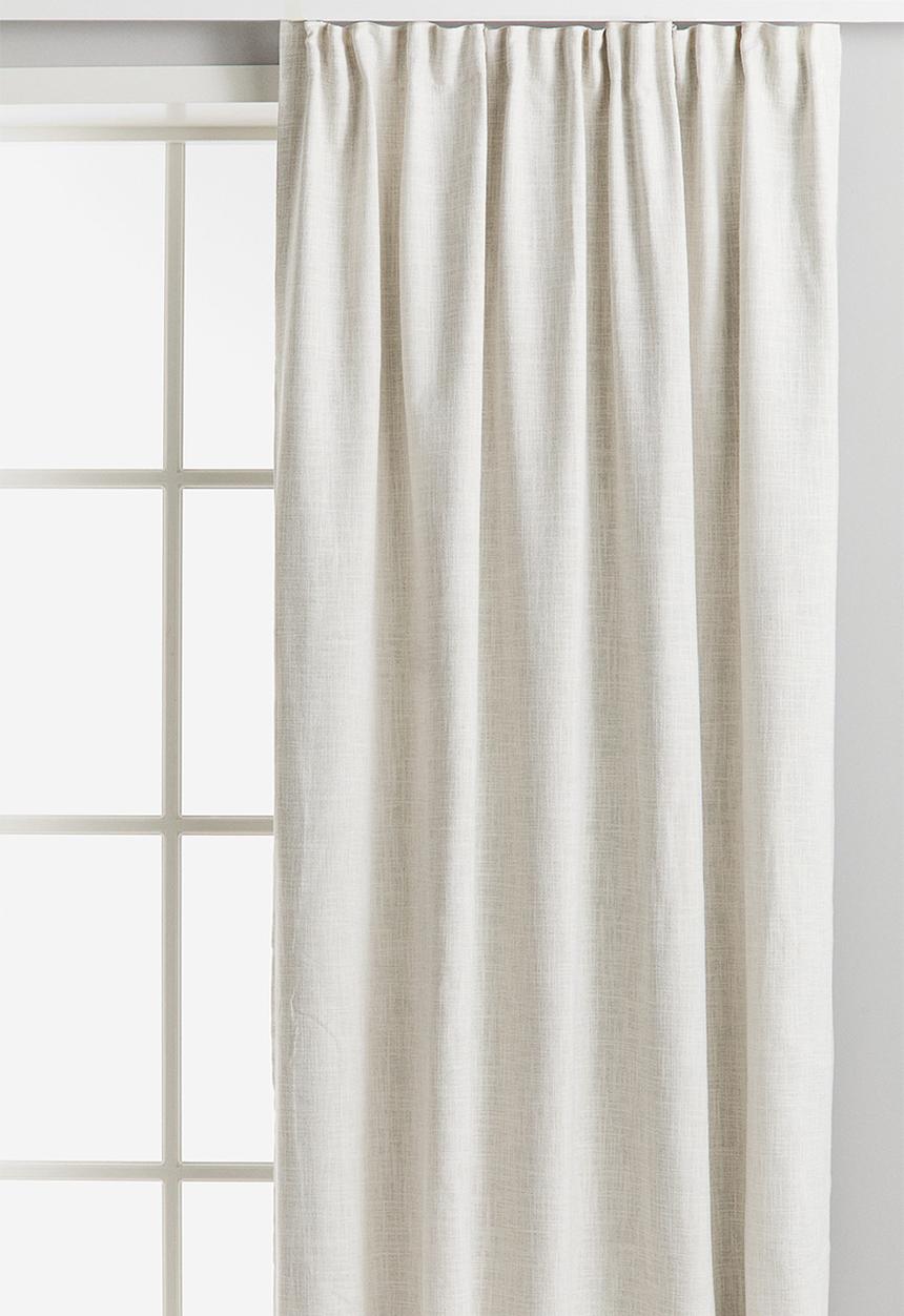 H&M - 2-Pack blackout curtain lengths - white