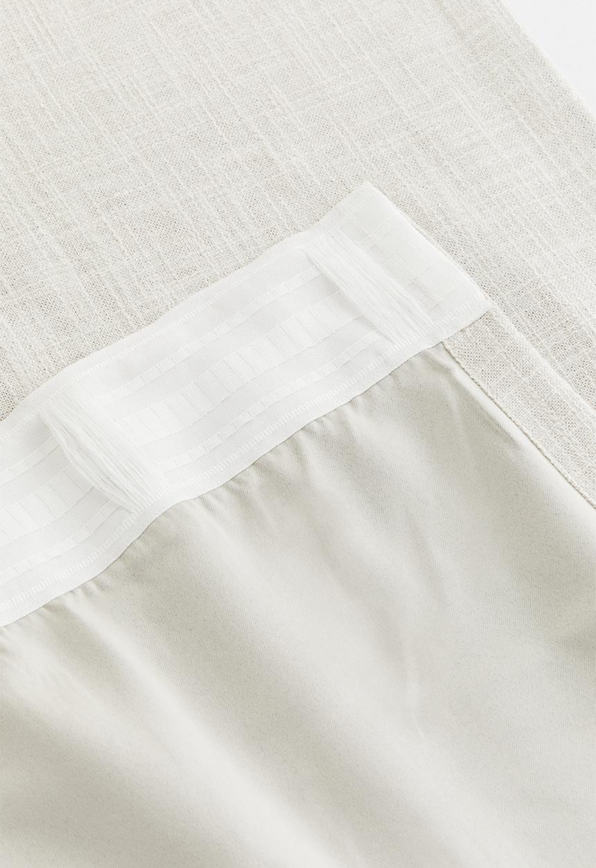 H&M - 2-Pack blackout curtain lengths - white