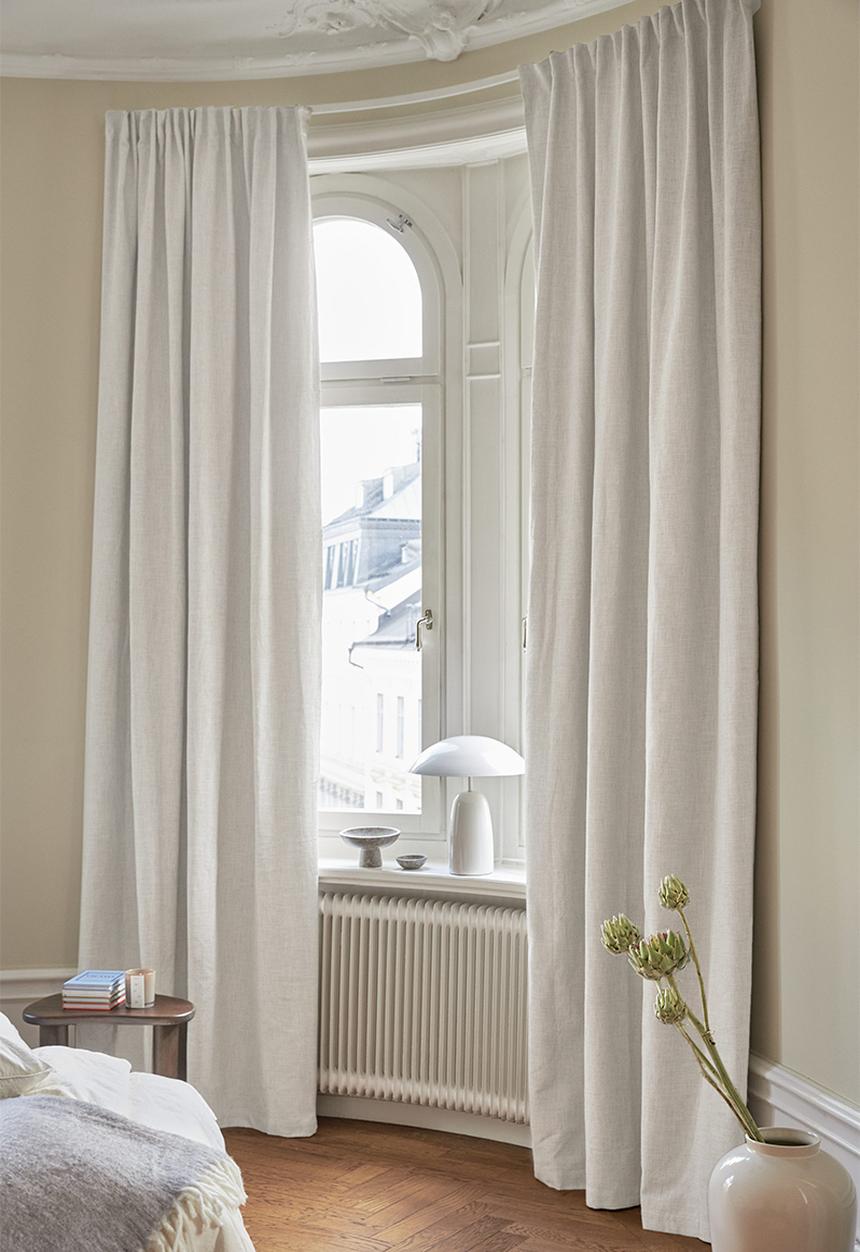 H&M - 2-Pack blackout curtain lengths - white