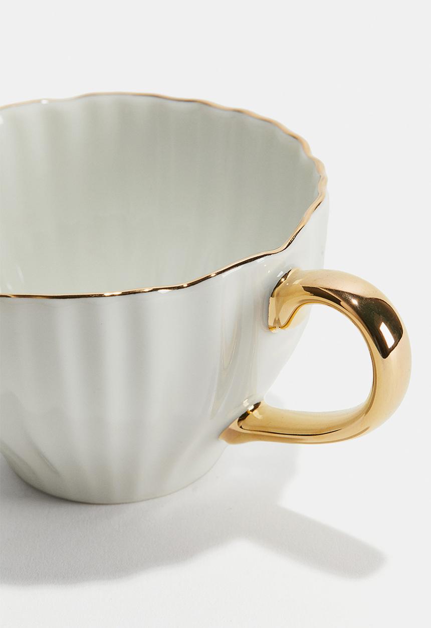 H&M - Porcelain cup - white